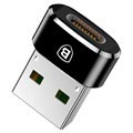 Adaptor USB 2.0 / USB 3.1 Tip-C Baseus Mini Seria - Negru