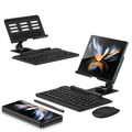 Pentru Samsung Galaxy Z Fold4 5G / Fold3 5G / Fold2 5G / Fold 5G Suport magnetic pliabil pentru tastatură cu stilou mouse - negru