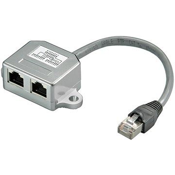 Splitter cablu pentru conexiuni de rețea Goobay - 15 cm