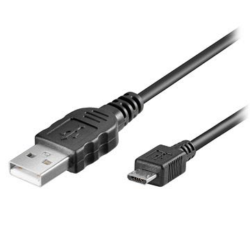 Cablu Goobay USB 2.0 / MicroUSB - negru