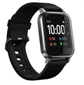Ceas Smartwatch Impermeabil Xiaomi Haylou LS02 Cu Monitor Ritm Cardiac (Ambalaj Deschis - Satisfăcător) - Negru