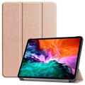 Husă Folio Smart iPad Pro 12.9 2021/2022 - Tri-Fold - Auriu Roze