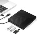 005 Unitate optică externă USB-C/USB cu cititor de carduri SD/TF - redare și inscripționare CD/DVD