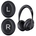 1 pereche de înlocuire Protein Leather Protein Earpads perne de urechi pentru căști Bluetooth Bose 700/NC700 - negru