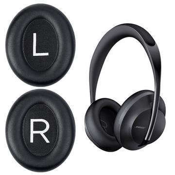 1 pereche de înlocuire Protein Leather Protein Earpads perne de urechi pentru căști Bluetooth Bose 700/NC700 - negru