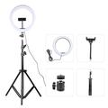 10" USB Powered Ring Light cu USB cu suport de trepied telescopic de 160cm pentru filmări video live de difuzare în direct