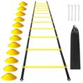 Set Scară Sportivă de Agilitate cu 12 Conuri - 6m
