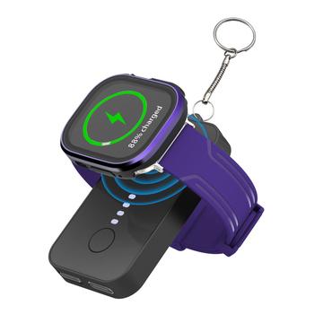 1200mAh Încărcător portabil Mini Magnetic Wireless Power Bank cu breloc pentru seria iWatch