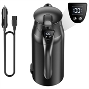 Ceainic electric pentru mașină, 12V/24V, cu control inteligent al temperaturii - 800ml - negru