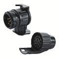 Adaptor pentru remorcă de la 13 pini la 7 pini, 12V - 2 buc. - Negru
