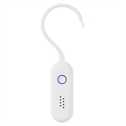 Alarmă portabilă pentru uși și ferestre de 130dB cu lumină intermitentă - albă