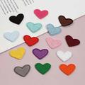 15 buc inimă colorată Iron-On patch-uri - pentru îmbrăcăminte și accesorii