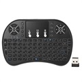 Mini Tastatură Wireless Cu Touchpad 2.4Ghz - Negru