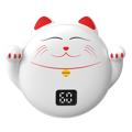 Power bank 2-in-1 cu display / Hand Warmer - 10000mAh - lucky cat