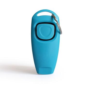 2-in-1 Câine de formare Clicker și fluier - Albastru Cer