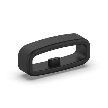 Curea din silicon de 22mm / suport pentru curea de ceas - negru