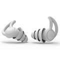 Dopuri de Urechi din Silicon cu 3 Straturi pentru Reducerea Zgomotului - Gri Deschis