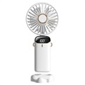 Mini Ventilator 3-În-1 Portabil la Gât - Alb