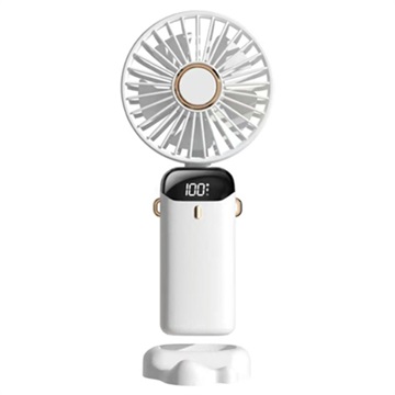 Mini Ventilator 3-În-1 Portabil la Gât - Alb