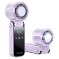 Ventilator de răcire 3-în-1 Mini TEC pentru semiconductori, cu afișaj LED – Violet