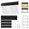 30-LED Solar Address Sign cu numere de casă personalizabile