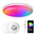 30W Smart LED Plafonieră RGB/CCT cu Bluetooth, Control vocal