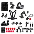 Set Accesorii 34-În-1 Cu Sistem Prindere Piept - Camere GoPro