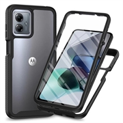 Husă Motorola Moto G54 - 360 Protection - Negru / Clar