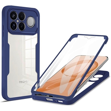 Husă Xiaomi Redmi K90 Pro Max - 360 Protection - Albastru / Clar