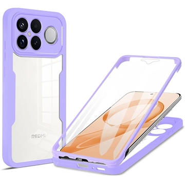 Husă Xiaomi Redmi K90 Pro Max - 360 Protection - Violet / Clar