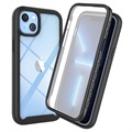 Husă iPhone 14 - 360 Protection - Negru / Clar