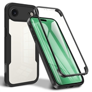 Husă iPhone 17 Air - 360 Protection - Negru / Clar