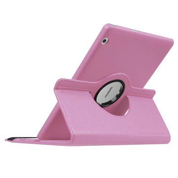 Bolsa de tip Fólio Rotativa pentru Huawei MediaPad T3 10 - Cor-de-Rosa