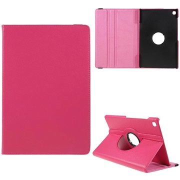 Husă Folio Rotativă 360 Samsung Galaxy Tab S6 Lite 2020/2022/2024 - Roz Intens