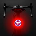 3664 fară spată creativă pentru bicicletă IPX2, impermeabilă, pentru bicicletă mică, LED, suport pentru încărcare USB pentru ciclism în aer liber