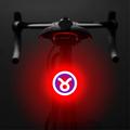 3664 fară spată creativă pentru bicicletă IPX2, rezistentă la apă, lumină LED pentru bicicletă mică, suport pentru încărcare USB pentru ciclism în aer liber - Taur