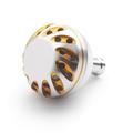 Buton de reglare a puterii pentru mulinete de pescuit din aliaj de aluminiu de 38mm, compatibil cu DAIWA, SHIMANO - Argintiu / Auriu