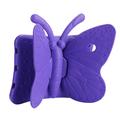 3D Butterfly Kids Shockproof EVA Kickstand Phone Case Phone Cover pentru iPad Pro 9.7 / Air 2 / Air - Violet