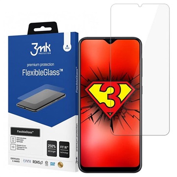 3MK FlexibleGlass Samsung Galaxy A20s Hybrid Screen Protector - 7H, 0.3mm - Clear