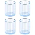 4 bucăți de cauciuc pentru scaune și picioare de masă - 16mm - transparent