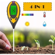 Contor pH și umiditate 4 în 1 cu afișaj LCD