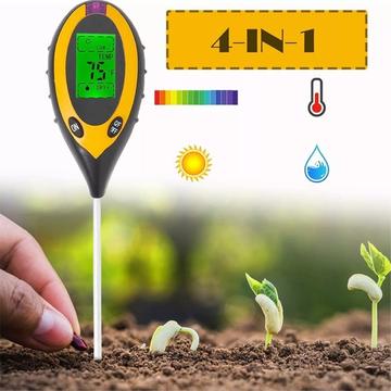 Contor pH și umiditate 4 în 1 cu afișaj LCD