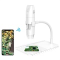 Microscop Digital WiFi 50X-1000X Cu Suport - Alb