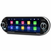 Sistem audio auto Single DIN de 6.9" cu CarPlay și Android Auto wireless - negru