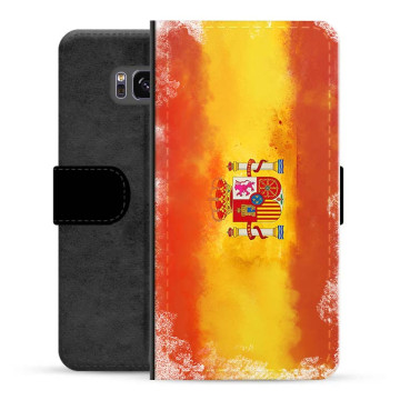 Husă Portofel Premium - Samsung Galaxy S8+ - Steagul Spaniei