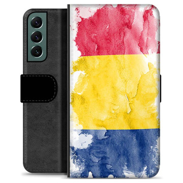 Husă Portofel Premium - Samsung Galaxy S22+ 5G - Steagul României
