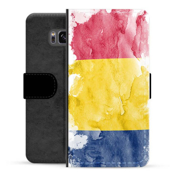Husă Portofel Premium - Samsung Galaxy S8+ - Steagul României