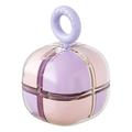 Cutie pentru pastile cu 8 compartimente și închidere magnetică - roz / violet