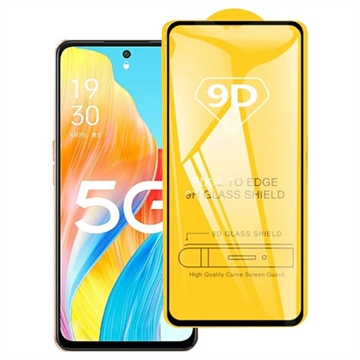 Geam Protecție Ecran - 9H - Oppo A1 - 9D Full Cover - Marginea Neagră