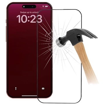 Geam Protecție Ecran - 9H - iPhone 15 Plus - 9D Full Cover - Marginea Neagră